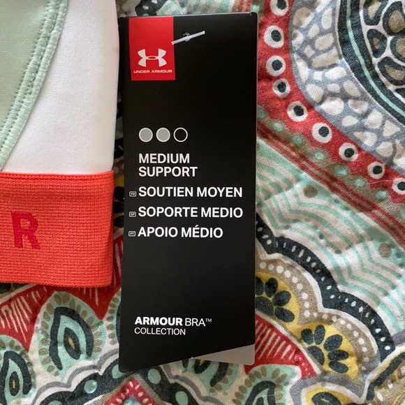 Under Armour Mint Sports Bra (M) - Picture 5 of 6